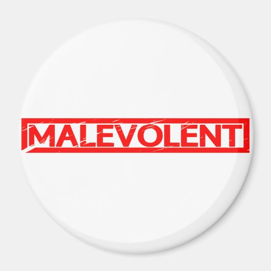 Aimant Timbre malveillant (Devant)