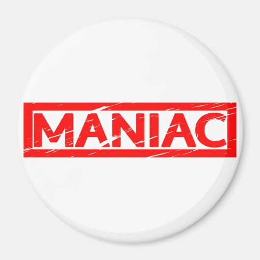 Aimant Timbre Maniac (Devant)