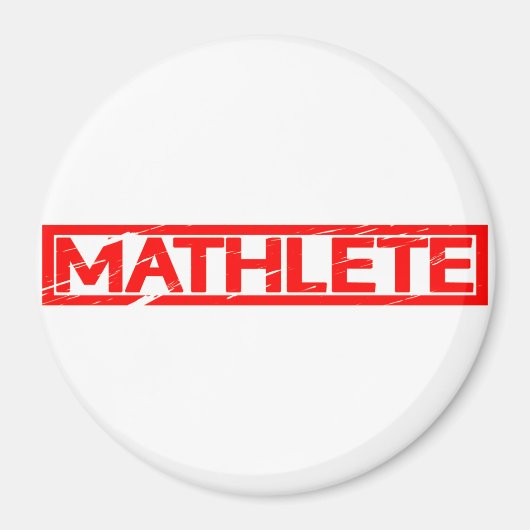 Aimant Timbre Mathlete (Devant)
