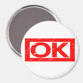 Aimant Timbre OK (Recto/Verso)