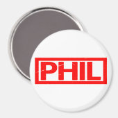 Aimant Timbre Phil (Recto/Verso)