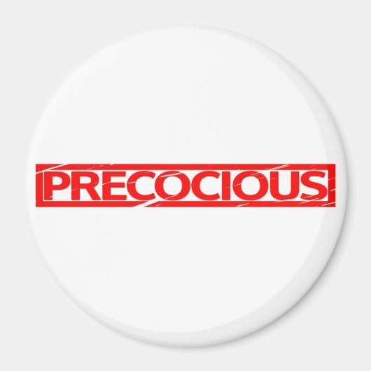 Aimant Timbre précoce (Devant)