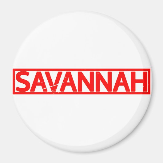 Aimant Timbre Savannah (Devant)
