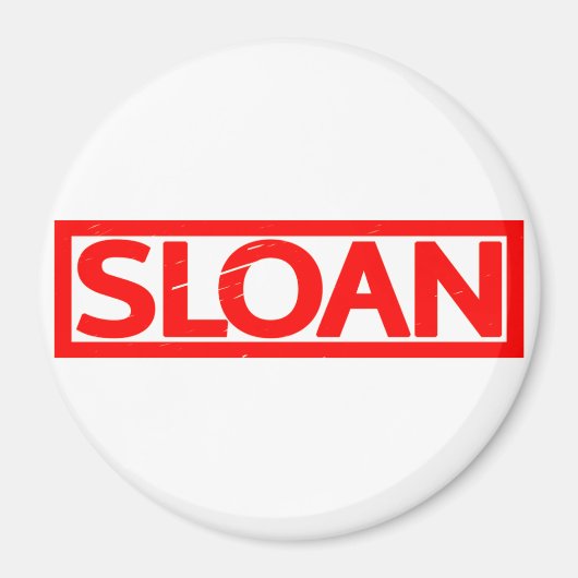 Aimant Timbre Sloan (Devant)