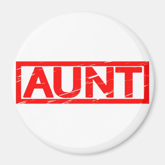 Aimant Timbre Tante (Devant)