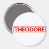 Aimant Timbre Theodore (Recto/Verso)