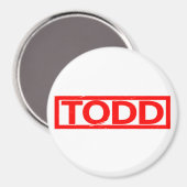 Aimant Timbre Todd (Recto/Verso)