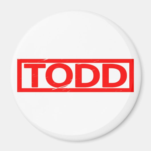 Aimant Timbre Todd (Devant)