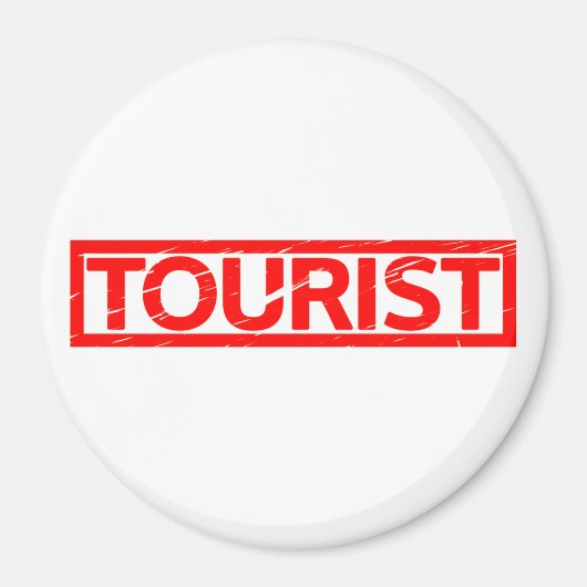 Aimant Timbre touristique (Devant)