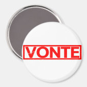 Aimant Timbre Vonte (Recto/Verso)