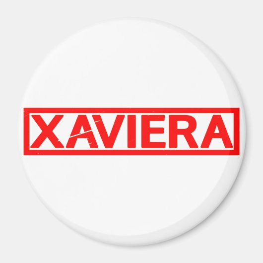 Aimant Timbre Xaviera (Devant)