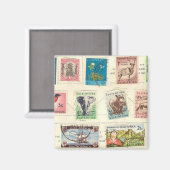 Aimant Timbres d'Afrique du Sud (Recto/Verso)