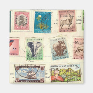 Aimant Timbres de l'Afrique du Sud