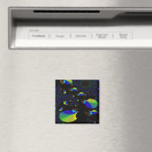 Aimant "Time And Space Number One" ~ Art Abstrait Imprime (In Situ (Lave-vaisselle))