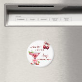 Aimant Tini Bit Older Cherry Martini 45e Anniversaire Fav (In Situ (Lave-vaisselle))