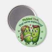 Aimant Tink marinée Que N'attendons Couple de cornichons (Recto/Verso)