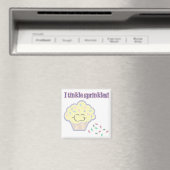 Aimant tinkle saupoudrer drôle cupcake (In Situ (Lave-vaisselle))