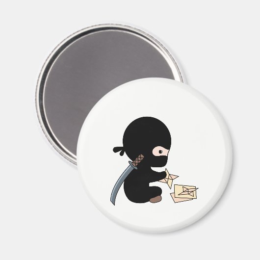 Aimant Tiny Ninja Fabriquant de l'Origami Papier Jetant É (Recto/Verso)