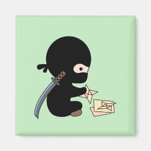 Aimant Tiny Ninja Fabriquant de l'Origami Papier Jetant É