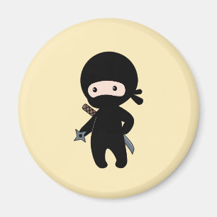 Aimant Tiny Ninja tenant l'étoile à projeter sur Jaune