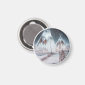 Aimant Tipi des grandes plaines (Recto/Verso)