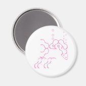 Aimant Tipsy, Pink Eléphant (Recto/Verso)