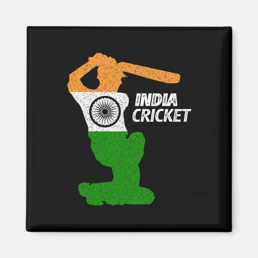 Aimant Tir de limite de l'équipe de cricket d'Inde avec l (Devant)