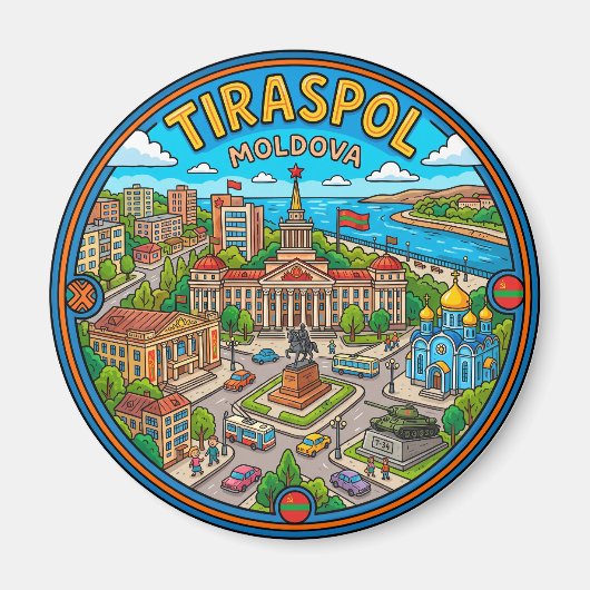 Aimant Tiraspol Moldavie (Devant)