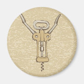 Aimant Tire-bouchon (Devant)