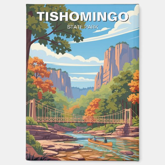 Aimant Tishomingo State Park Mississippi Travel (Recto)