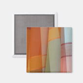 Aimant Tissu coloré (Recto/Verso)