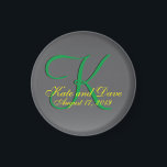 Aimant Titane meilleur amusant<br><div class="desc">monogramme gris Titane. Fancique et un d'un genre, trois dimensions, rose de couleur rouge clair monogramme est capricieux. Chic Unique est, impulsif, capricieux, décalé et un triomphe particulier. Toutes les images et oeuvres d'art © du propriétaire de ce magasin et ne peuvent être reproduites sous aucune forme sans autorisation écrite....</div>