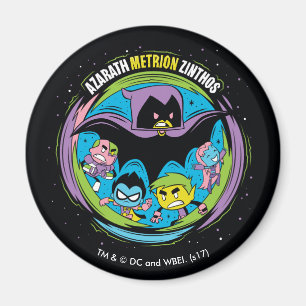 Aimant Titans Ados, allez !   Corbeau "Azarath Metrion Zi