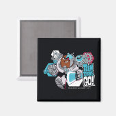 Aimant Titans Ados, allez ! | Graphique Arsenal de Cyborg (Recto/Verso)