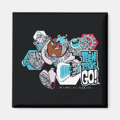 Aimant Titans Ados, allez ! | Graphique Arsenal de Cyborg (Devant)