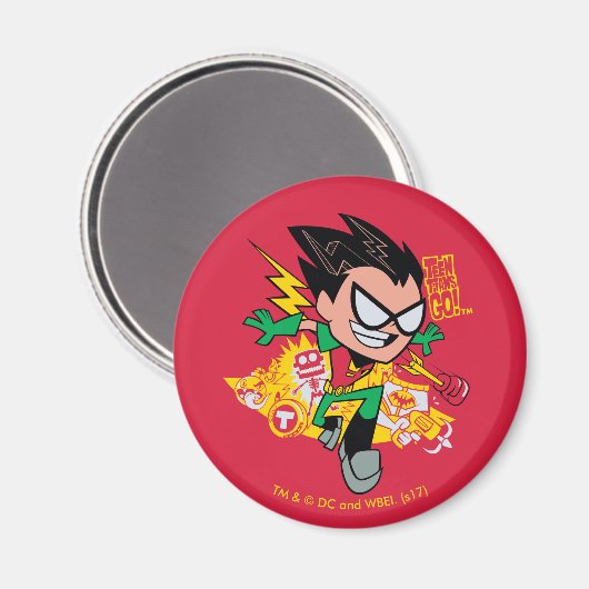 Aimant Titans Ados, partez ! | Robin's Arsenal Graphic (Recto/Verso)