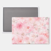 Aimant Titre Blush Bloom Aquarelle Florale (Recto/Verso)