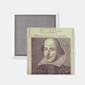 Aimant Titre de "Mr. William Shakespeares (Recto/Verso)
