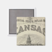 Aimant Titre Page Kansas Official State Atlas (Recto/Verso)