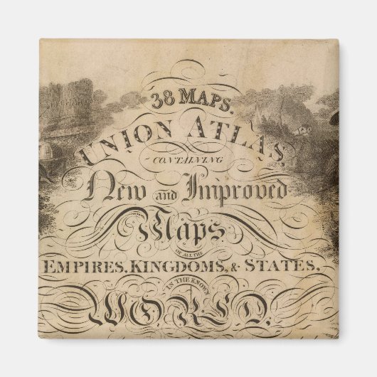 Aimant Titre Page Union atlas (Devant)