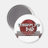 AIMANT TKD TAEKWONDO DAD MOTTO (Recto/Verso)