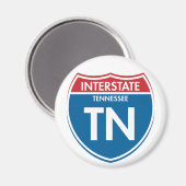 Aimant TN du Tennessee inter-États (Recto/Verso)