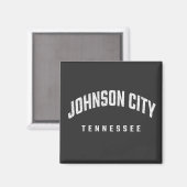 Aimant TN Johnson City Tennessee (Recto/Verso)
