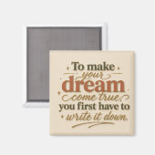 Aimant To Make Your Dream Come True (Recto/Verso)