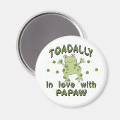 Aimant TOADALY Love Papaw Frog (Recto/Verso)