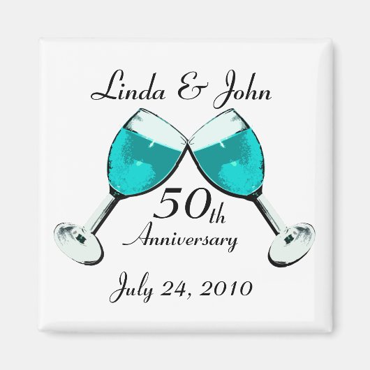 Aimant Toast à l'amour (Devant)