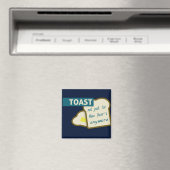 Aimant Toast : Pas seulement pour le Nouvel An. (In Situ (Lave-vaisselle))