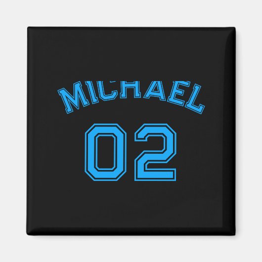 Aimant Toddler Boy Blue Name Jersey Number Srts Cotton To (Devant)