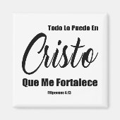 Aimant Todo Lo Puedo En Cristo Que Me Fortalece (Devant)