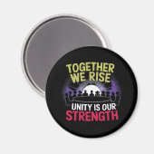Aimant Together We Rise Inspirational Design (Recto/Verso)